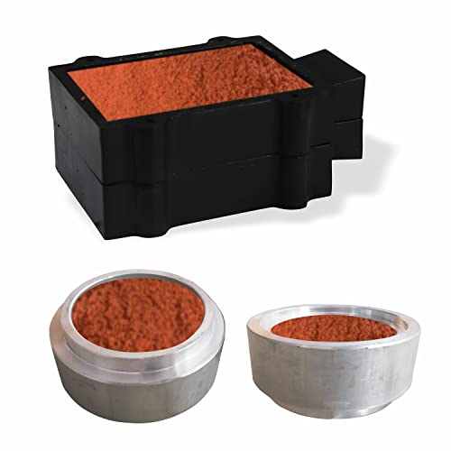 SIMOND STORE 2-teilige Gusseisen-Flachmann-Form und 2-teilige Aluminium-Ringherstellungsform für Sandguss, Schmuckherstellung, Gießwerkzeug für Delft-Sand-Ton-Petrobond-Gießen SIMOND STORE 2-teilige Gusseisen-Flachmann-Form und 2-teilige Aluminium-Ringherstellungsform für Sandguss, Schmuckherstellung, Gießwerkzeug für Delft-Sand-Ton-Petrobond-Gießen von Simond Store