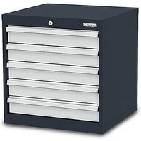Simplaflex® Systemeinrichter C-Line Schubladenschrank anthrazit 4 Schubladen 60,0 x 57,5 x 62,0 cm von Simplaflex® Systemeinrichter