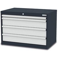 Simplaflex® Systemeinrichter C-Line Schubladenschrank anthrazit 4 Schubladen 90,0 x 57,5 x 62,0 cm von Simplaflex® Systemeinrichter