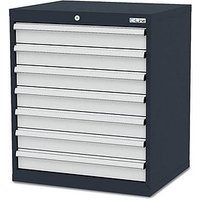 Simplaflex® Systemeinrichter C-Line Schubladenschrank anthrazit 7 Schubladen 70,0 x 57,5 x 82,0 cm von Simplaflex® Systemeinrichter