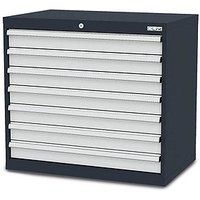 Simplaflex® Systemeinrichter C-Line Schubladenschrank anthrazit 7 Schubladen 90,0 x 57,5 x 82,0 cm von Simplaflex® Systemeinrichter