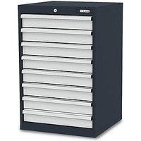 Simplaflex® Systemeinrichter C-Line Schubladenschrank anthrazit 8 Schubladen 60,0 x 57,5 x 92,0 cm von Simplaflex® Systemeinrichter