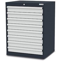 Simplaflex® Systemeinrichter C-Line Schubladenschrank anthrazit 8 Schubladen 70,0 x 57,5 x 92,0 cm von Simplaflex® Systemeinrichter