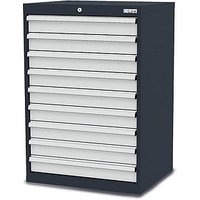 Simplaflex® Systemeinrichter C-Line Schubladenschrank anthrazit 9 Schubladen 70,0 x 57,5 x 102,0 cm von Simplaflex® Systemeinrichter