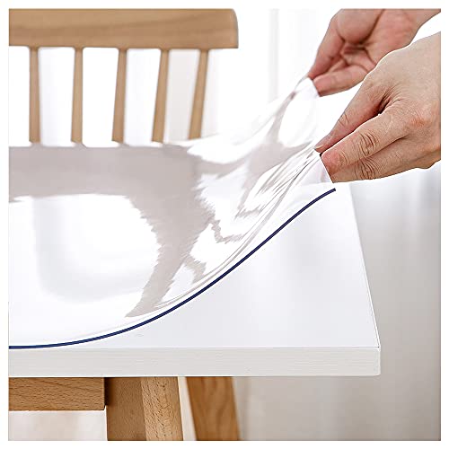 Simple Fix Tischdecke Transparent – Tischfolie Transparent – Durchsichtige PVC Tischschutz – 2mm – 100cm x 200cm von Simple Fix