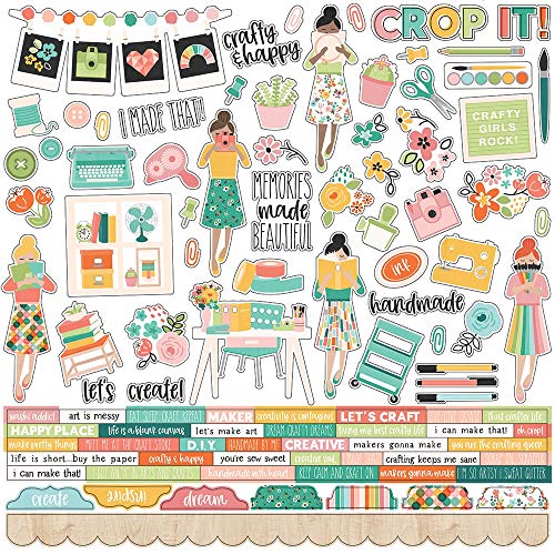 Simple Stories 11901 Hey Crafty GL Sticks Sticks, 12 x 12 Kombi, 0 Simple Stories 11901 Hey Crafty GL Sticks Sticks, 12 x 12 Kombi, 0 von Simple Stories
