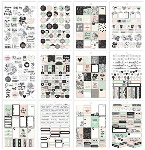 Simple Stories Carpe Diem Sticker, Papier, Mehrfarbig, 20,9 x 14 x 0,4 cm Simple Stories Carpe Diem Sticker, Papier, Mehrfarbig, 20,9 x 14 x 0,4 cm von Simple Stories