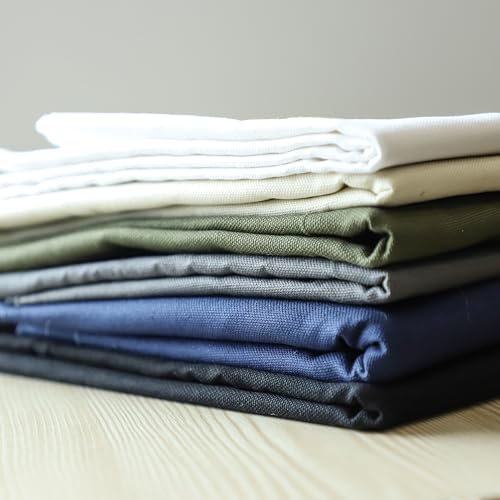 Simple&Opulence 100 % Baumwoll-Leinenstoff, 284 g, 150 cm pro Meter, natürlicher Entenstoff, mittelschwer, zum Malen, Nähen, Basteln, Sticken, Taschen, handgefertigt, Heimdekoration (2 m, schwarz) Simple&Opulence 100 % Baumwoll-Leinenstoff, 284 g, 150 cm pro Meter, natürlicher Entenstoff, mittelschwer, zum Malen, Nähen, Basteln, Sticken, Taschen, handgefertigt, Heimdekoration (2 m, schwarz) von Simple&Opulence
