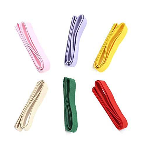 Laffiovh 6 Meter 20 mm breite flache Gummibänder 6 Farben Nähen Gummibänder für Kleiderrock Bund von Simpleelove