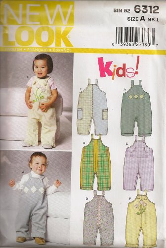 New Look 6312, Kids! Jumpers, Newborn-Large by Simplicity Pattern Company New Look 6312, Kids! Jumpers, Newborn-Large by Simplicity Pattern Company von Simplicity