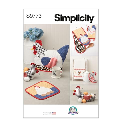 SIMPLICITY SS9773OS Küchenzubehör von Carla Reiss Design by Carla Reiss Design OS (Einheitsgröße) von Simplicity