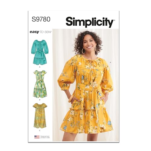 SIMPLICITY SS9780H5 Damen Kleider H5 (34-36-38-40) von Simplicity