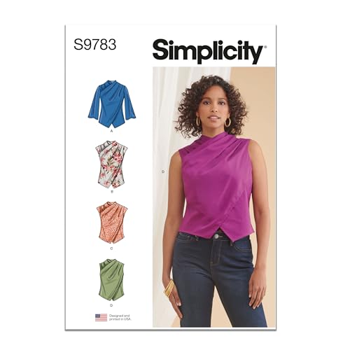 SIMPLICITY SS9783U5 Damen Tops U5 (16-18-20-22-24) von Simplicity