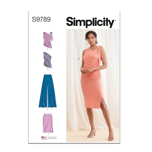 SIMPLICITY SS9789P5 Damen-Strick-Tops, Hosen und Röcke P5 (40-42-44-46-48) von Simplicity