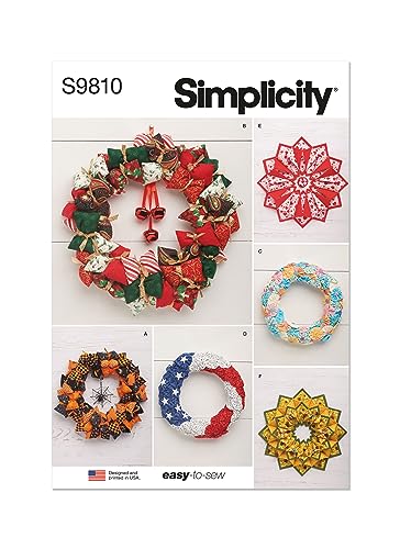 SIMPLICITY SS9810OS Saisonale Kränze OS (Einheitsgröße) von Simplicity