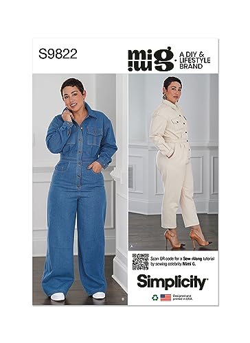 SIMPLICITY SS9822Y5 Damen-Jumpsuits von Mimi G Style Y5 (18-20-22-24-26) von Simplicity
