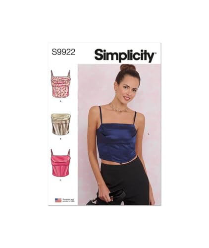 SIMPLICITY Schnittmuster SS9922H5 Damen-Korsetts H5 (34-36-38-40-42) von Simplicity