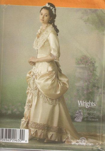 Simplicity 4244, Misses' Victorian Bridal Gown, Size HH(6-12), OOP, 2006 by Simplicity Pattern Company von Simplicity