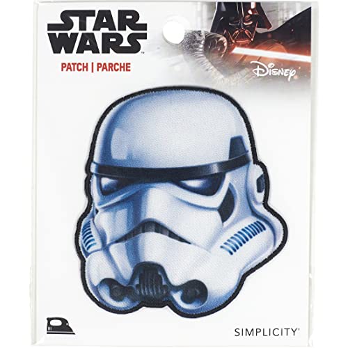 Simplicity Star Wars Stormtrooper Applique Bügelbild für Kleidung, Jacken und Rucksäcke, 7,6 cm B x 8,3 cm H Simplicity Star Wars Stormtrooper Applique Bügelbild für Kleidung, Jacken und Rucksäcke, 7,6 cm B x 8,3 cm H von Simplicity