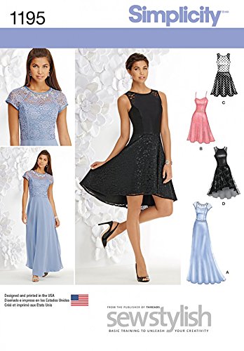 Simplicity D5 Schlichtes Abendkleider-Muster für Damen Simplicity D5 Schlichtes Abendkleider-Muster für Damen von Simplicity