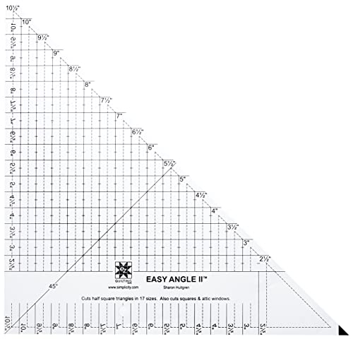 Simplicity EZ Easy Angle Stepp-Vorlage aus Acryl von Wrights