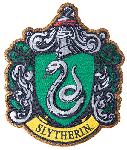 Simplicity Harry Potter Slytherin Haus-Emblem Applikation Kleidung Bügelbild 8,9 x 10,4 cm von Simplicity