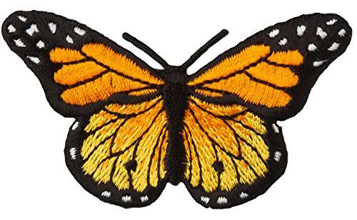 Simplicity Iron On Butterfly Applique Monarch-Schmetterling-Applikation, Mehrfarbig, 3" x 1.75" von Simplicity