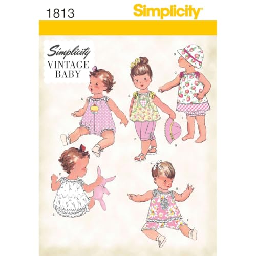 Simplicity Muster 1813 Babys Kleid und trennt Größe, XXS von Simplicity