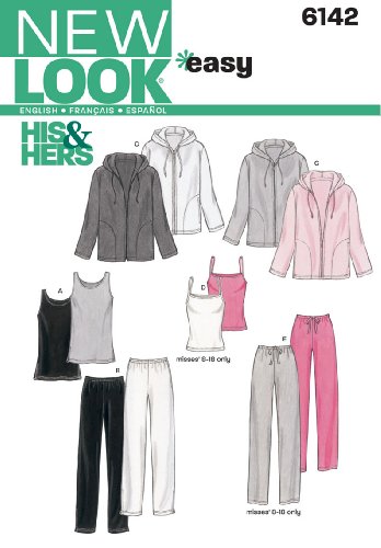 New Look Schnittmuster, Nylon, weiß, A von New Look