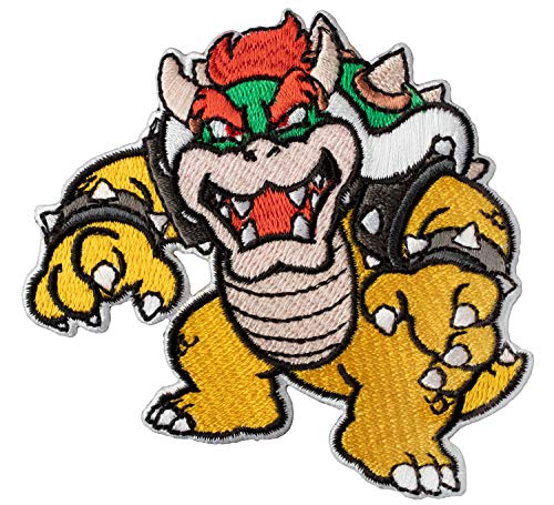 Simplicity Nintendo Super Mario Brothers Bowser Applique Kleidung zum Aufbügeln, 8,9 x 8,2 cm von Simplicity