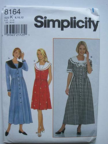 Simplicity Pattern 8164 Misses'/Miss Petite Dress Sizes 8-10-12 by Simplicity Pattern Co., Inc. von Simplicity