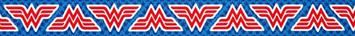 Simplicity Ripsband mit Wonder Woman Logo, 25 mm, 2,7 m, Polyester, Mehrfarbig, 8.92 x 2.79 x 8.92 cm, 2 von Simplicity