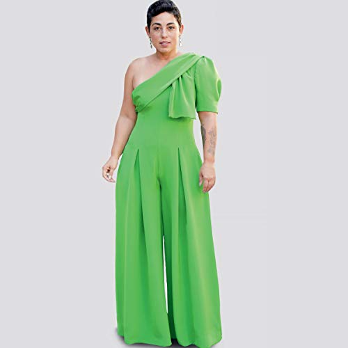 Simplicity SS9142U5 Schnittmuster S9142 Damen-Jumpsuit mit einem Schultertuch, U5 (44–46–48–55), U5 (16-18-20-22-24) von Simplicity