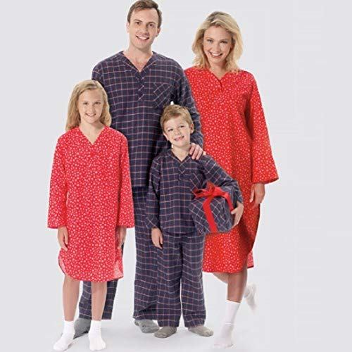 Simplicity SS9211AA AA (S-M-L-XL), lockerer Schnitt, Pullover-Oberteil und Nachthemd haben Schrägbänder und Tasche. von Simplicity