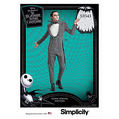 Simplicity Schnittmuster S9343 Herren-Kostüm und Strick-Gesichtsmaske Simplicity Schnittmuster S9343 Herren-Kostüm und Strick-Gesichtsmaske von SIMPLICITY