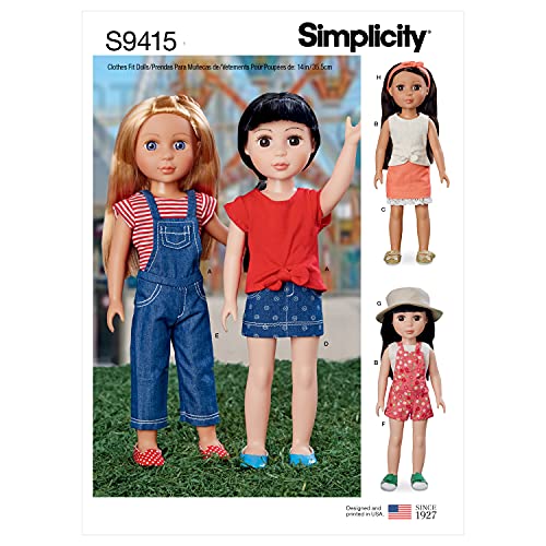 Simplicity SS9415OS Puppenkleidung Undefined, 35,6 cm, Einheitsgröße von Simplicity