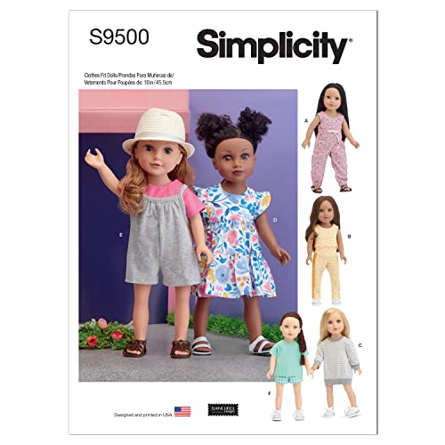 Simplicity SS9500OS Undefined Puppenkleidung OS (Einheitsgröße) von Simplicity