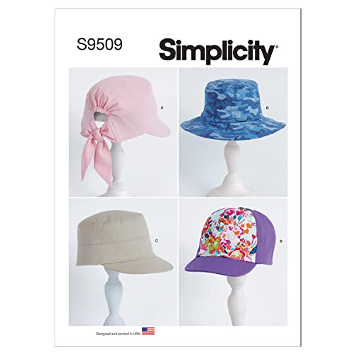 Simplicity SS9509A Erwachsene und Kinder Hüte A XS-S-M-L/XS-S-M-L Simplicity SS9509A Erwachsene und Kinder Hüte A XS-S-M-L/XS-S-M-L von Simplicity