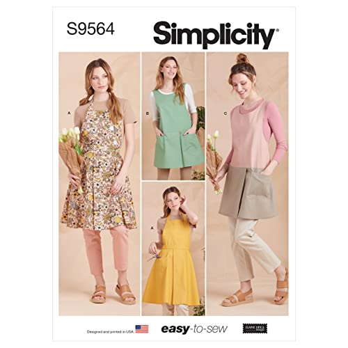 Simplicity SS9564A Damenschürzen A XS-S-M-L-XL von Simplicity