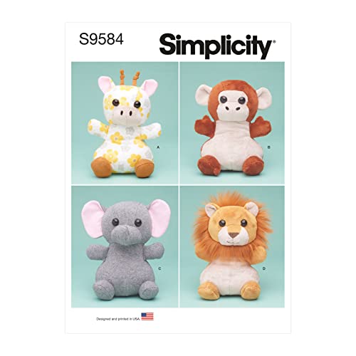 Simplicity SS9584OS UNDEFINED Stuffed Craft OS (nur Einheitsgröße) von Simplicity