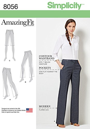 Simplicity Schnittmuster 8056 Damenhosen und Shorts, Größen 20W-28W Simplicity Schnittmuster 8056 Damenhosen und Shorts, Größen 20W-28W von Simplicity