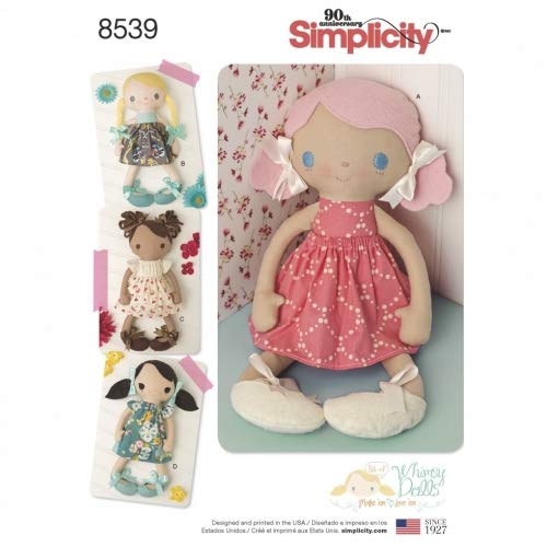 Simplicity Schnittmuster 8539 Toys OS (Einheitsgröße) von Simplicity