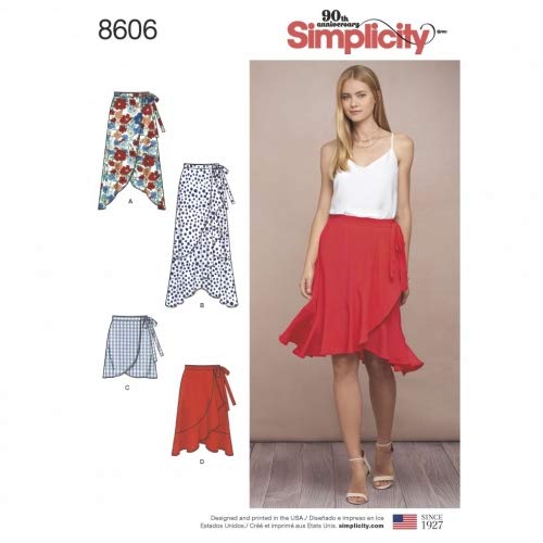 Simplicity Schnittmuster 8606 Röcke R5 (14-16-18-20-22) von Simplicity