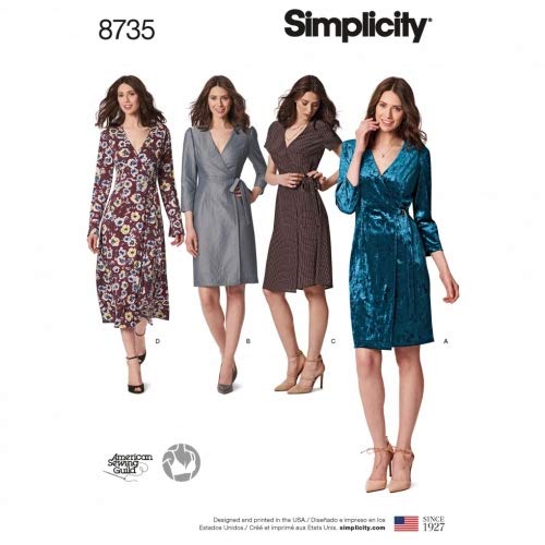 Simplicity Schnittmuster 8735 Kleider U5 (44-46-48-50) von Simplicity
