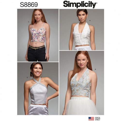 Simplicity Schnittmuster 8869 Tops R5 (Gr. 42-44-50) von Simplicity