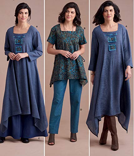 Simplicity Schnittmuster 8960 Tunika, Röcke, Hosen R5 (42-44-46-48-50) von Simplicity