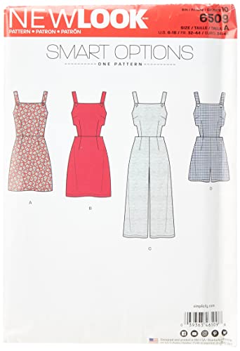 Simplicity Schnittmuster New Look Damen Jumper/Strampler/Kleid mit Mieder Schnittmuster, weiß Simplicity Schnittmuster New Look Damen Jumper/Strampler/Kleid mit Mieder Schnittmuster, weiß von Simplicity
