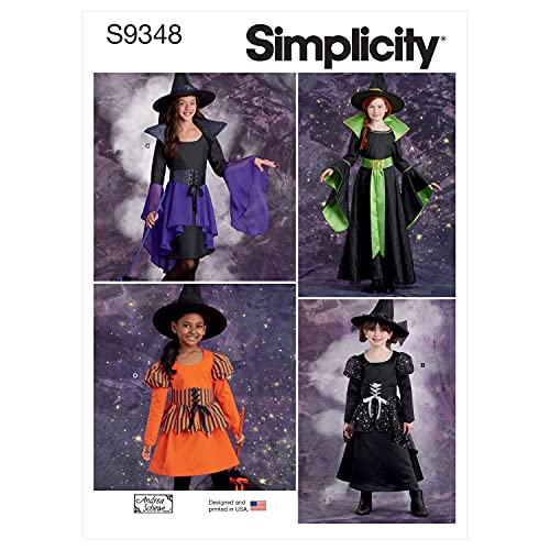 Simplicity Schnittmuster S9348 Kinder- und Mädchen-Kostüme von Simplicity