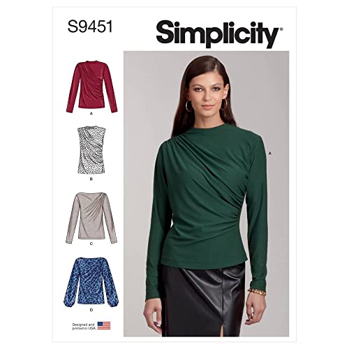 Simplicity Schnittmuster S9451 Damen-Strickoberteile von Simplicity