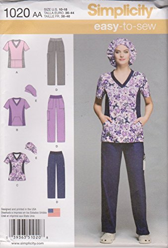 Simplicity Schnittmuster für Damen, leicht zu nähen, Größen 38-46 von Simplicity